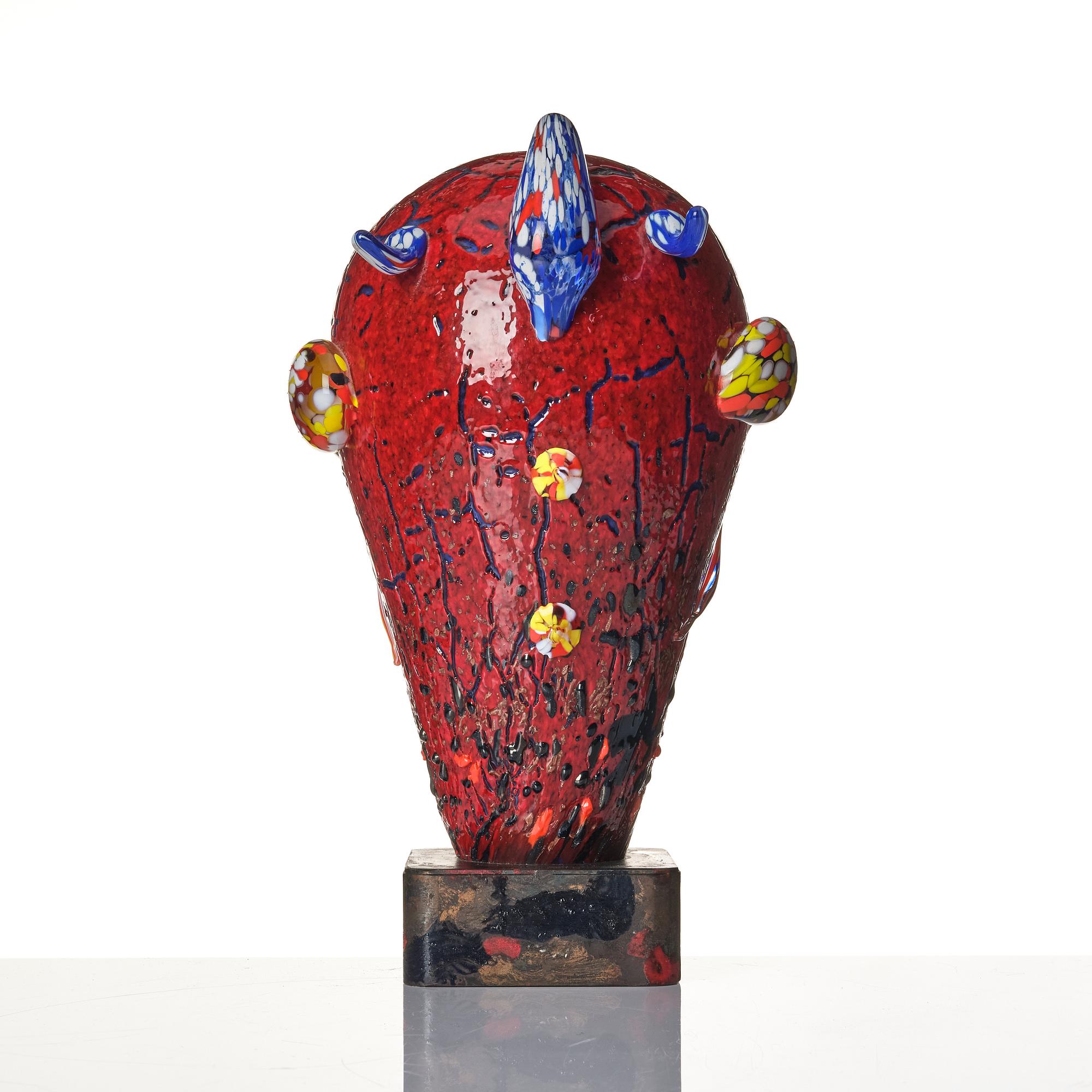 Ardy Strüwer, glasskulptur "Sunset Dreambird", ca 2009.