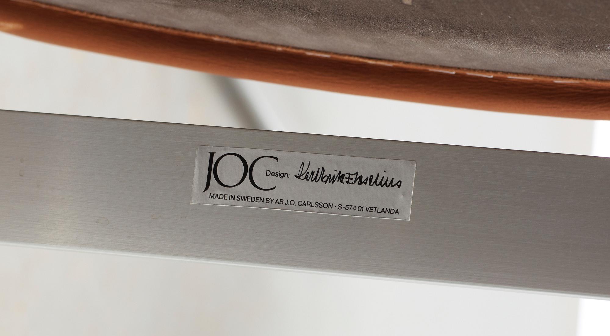 KARMSTOLAR, ett par, "Mondo", Karl-Erik Ekselius, JOC, Vetlanda, 1960/70-tal.