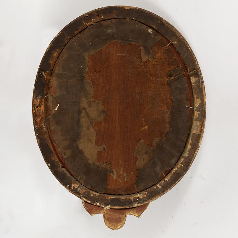 A pair of Gustavian style mirror sconces, early 20th centruy.
