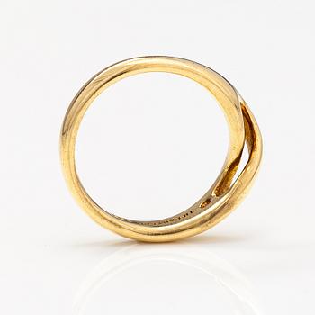 Tiffany & Co, an 18K gold ring "infinity". Marked Tiffany & co.