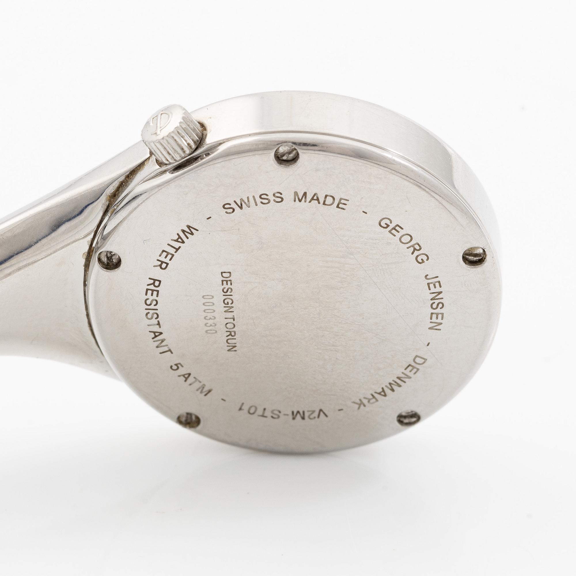Georg Jensen, Vivianna, design Torun Bülow, armbandsur, 27 mm.