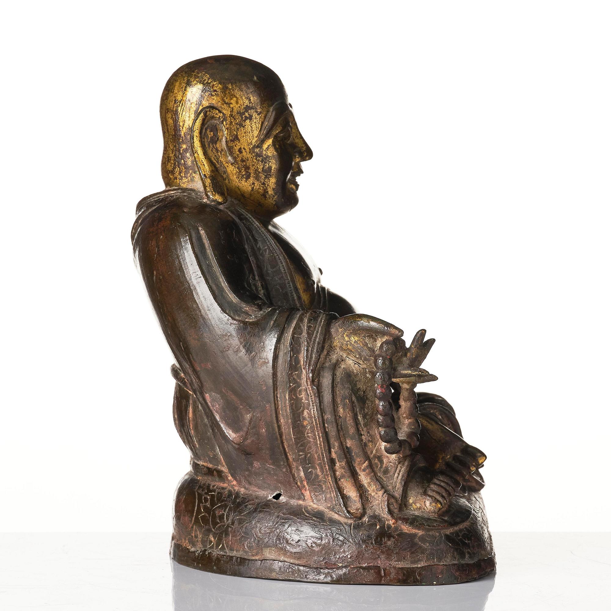 Budai, brons. Mingdynastin (1368-1644).