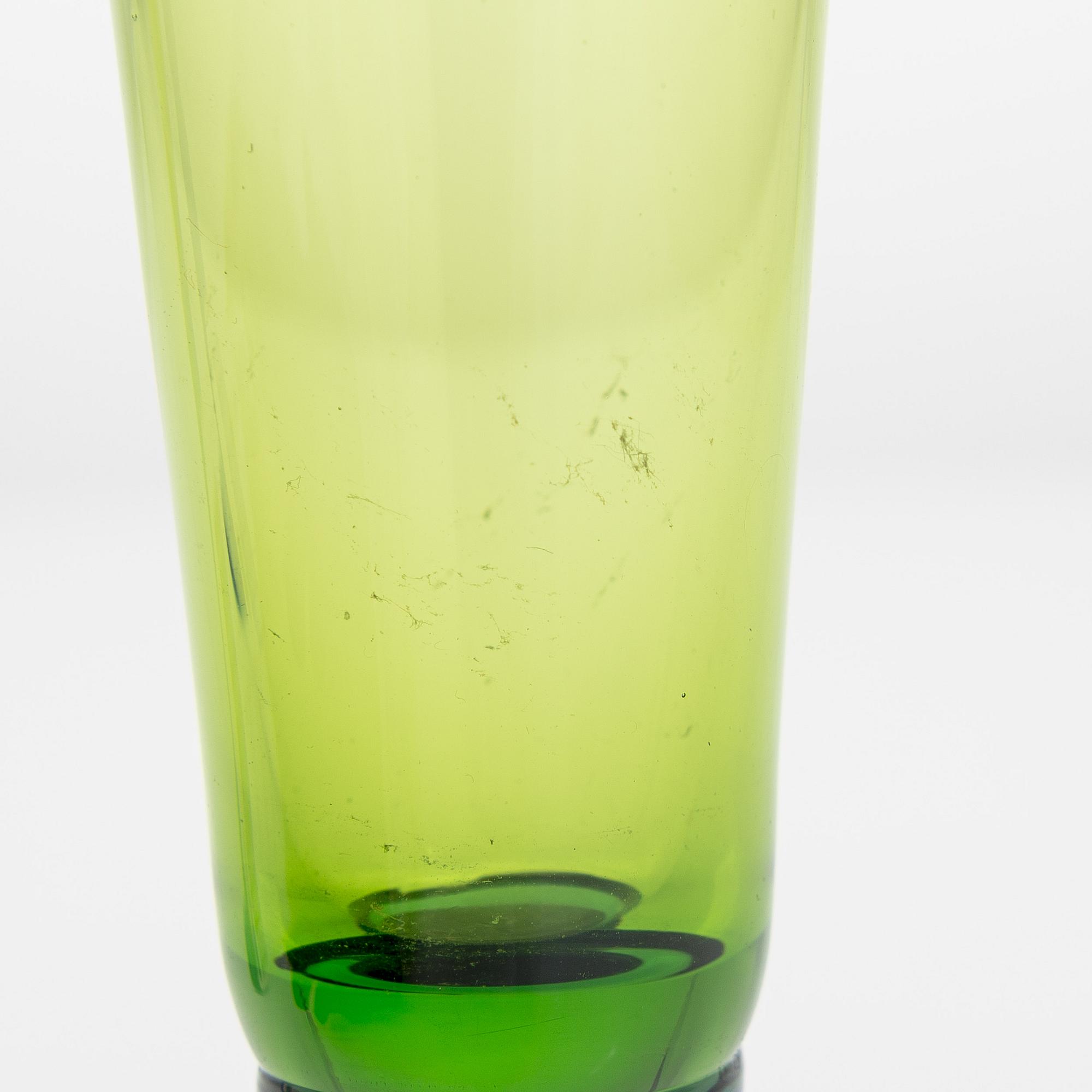 Nanny Still, two prototype 'Nocturno' goblets for Riihimäen Lasitehdas Oy. Designed 1975.