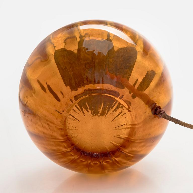 Pöytävalaisin, malli 12501 Kauklahden Lasitehdas, 1930-40-luku.