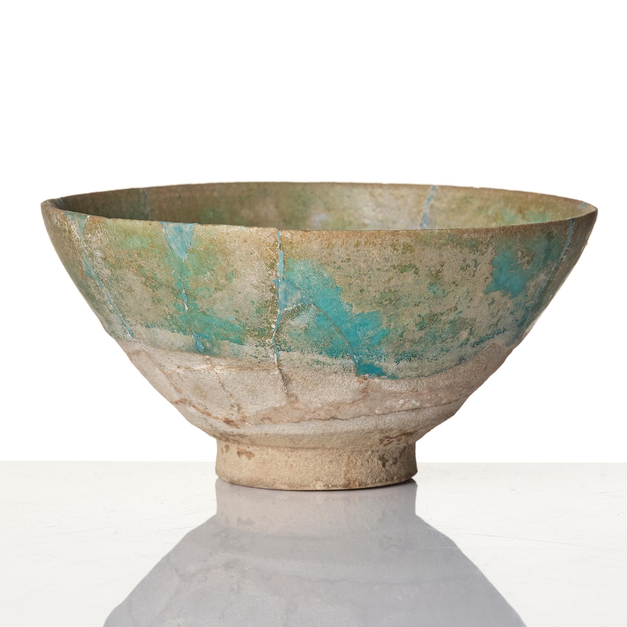 Skål, lergods med lysterdekor, Keshan, Persien, 1200/-1300-tal.