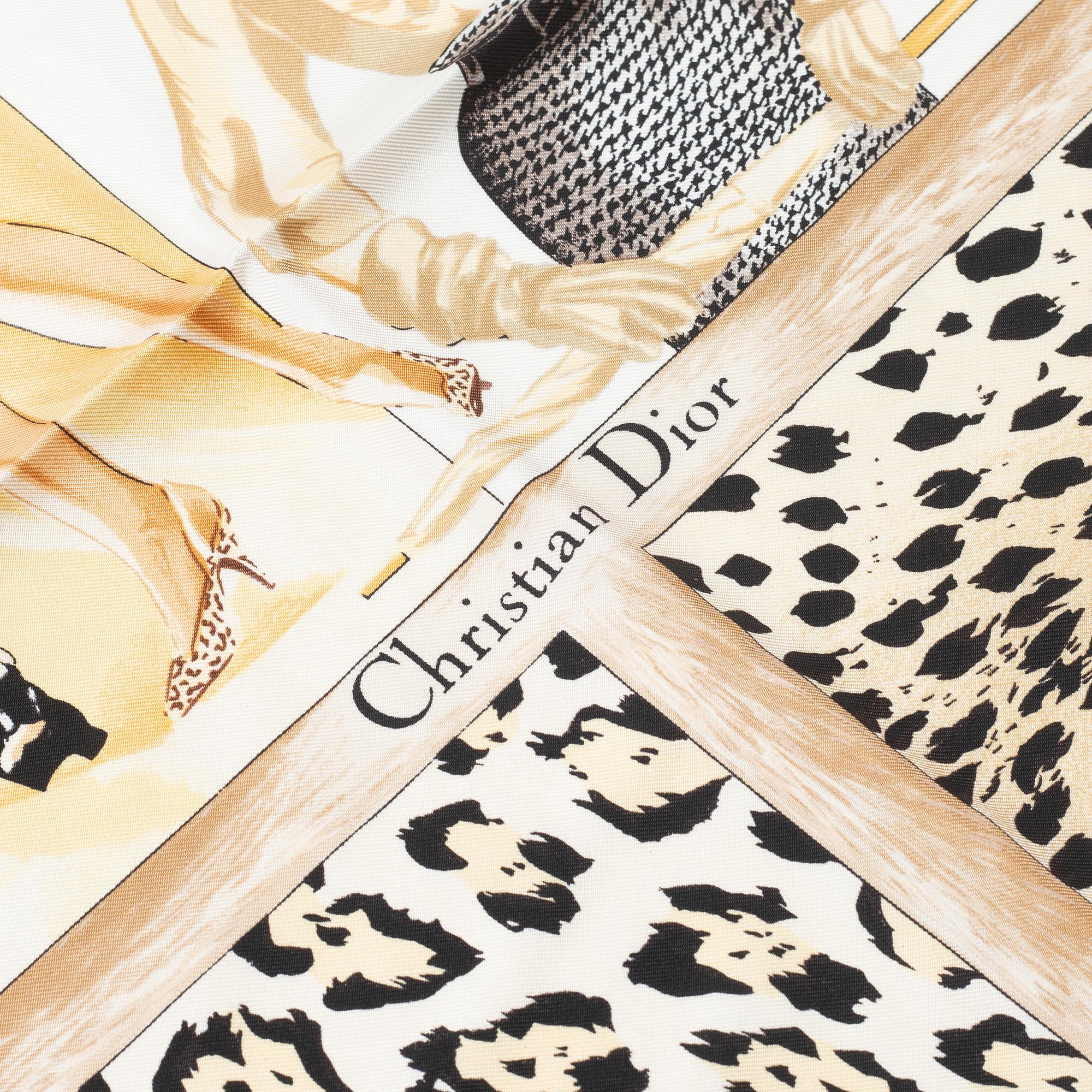 Christian Dior, a twill silk scarf.