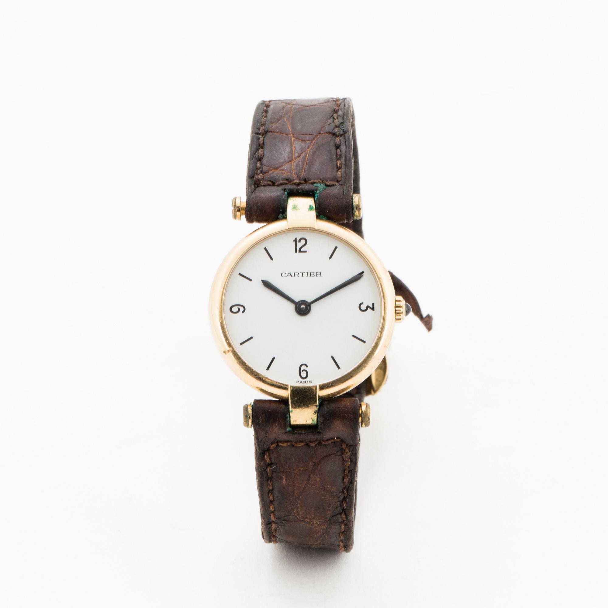 must de CARTIER, VLC, wristwatch, 24 mm.