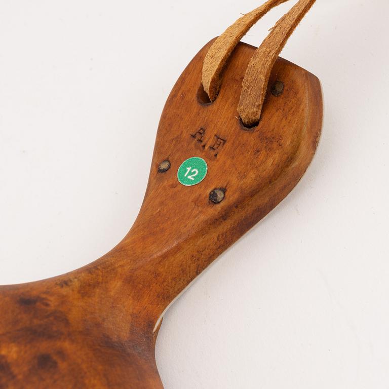 A birch and rein deer horn cup by Anders Fankki.