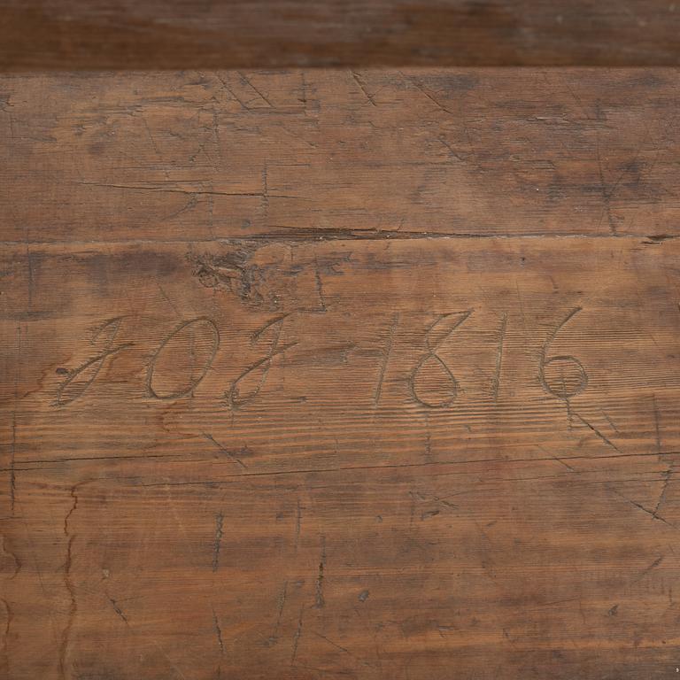 Bockbord, Jämtland, 1800-tal.