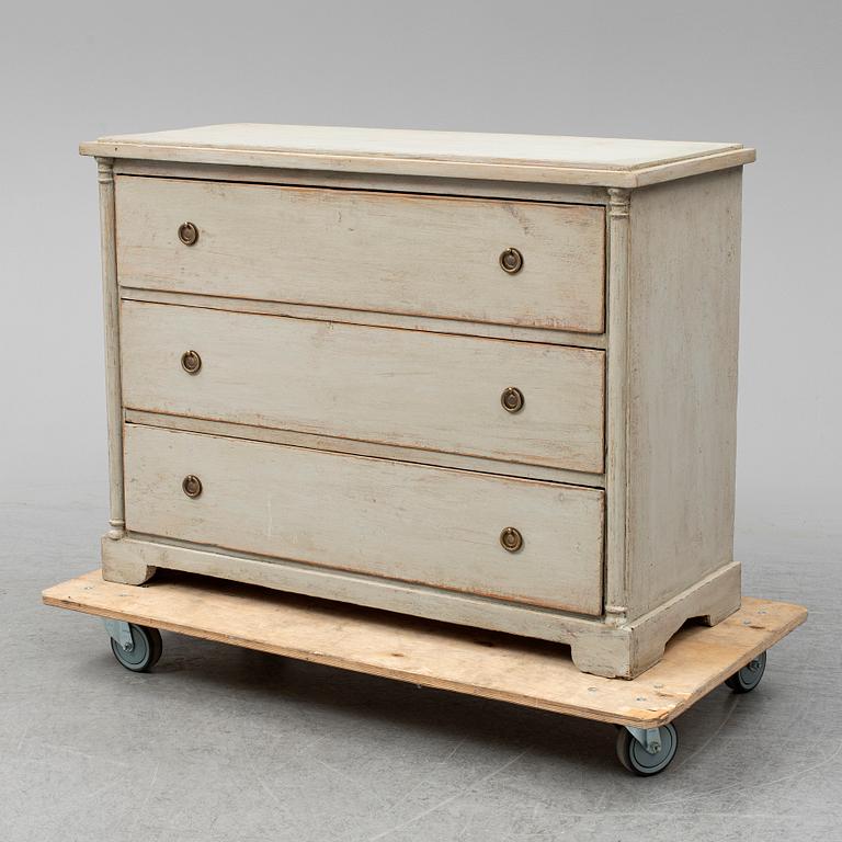 A mid 19th Century chest of drawers, Karl Johan.
