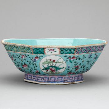 SKÅL, porslin, Kina, sen Qingdynasti, 1800-tal.