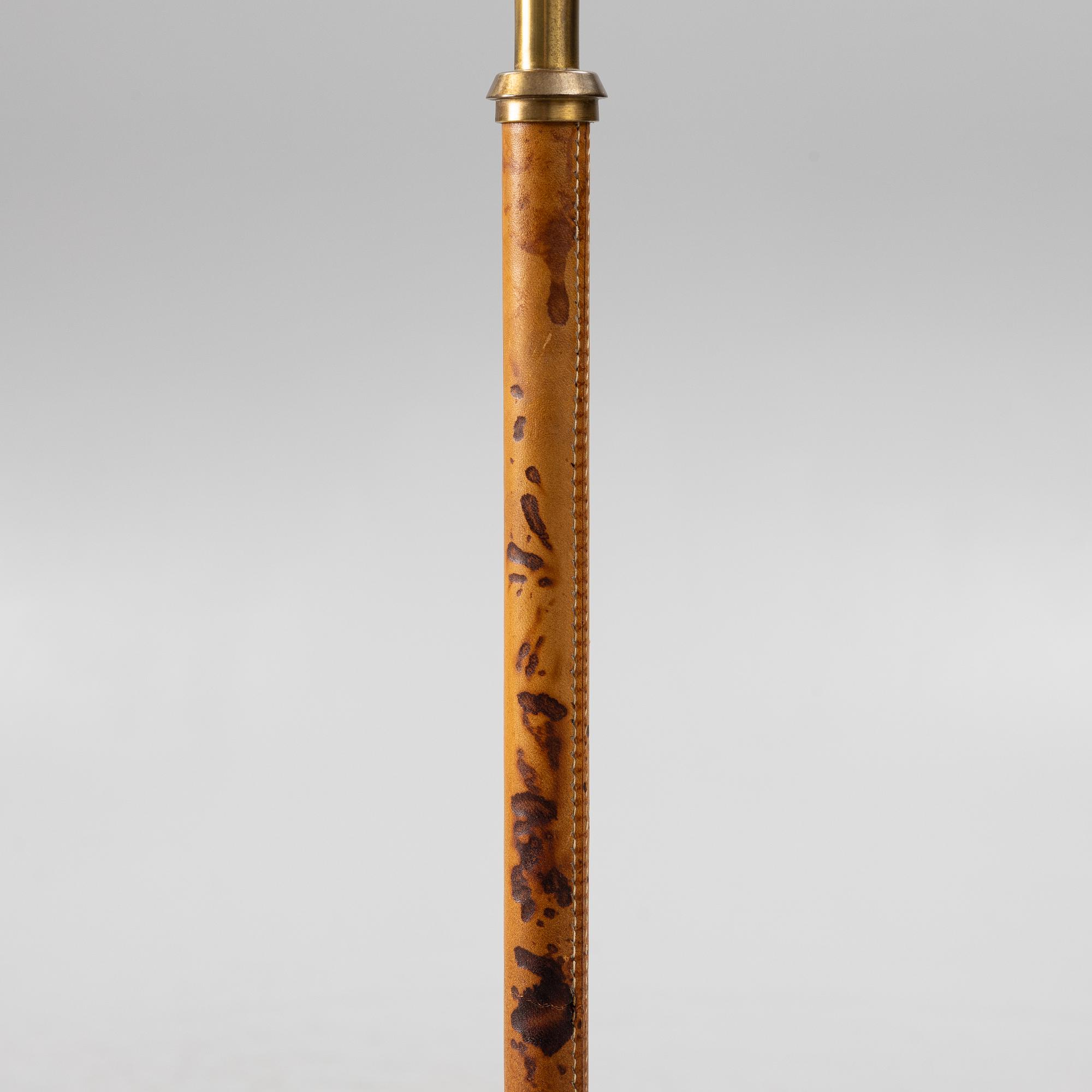 Bertil Brisborg, a pair of floor lamps, Nordiska kompaniet, 1940s.