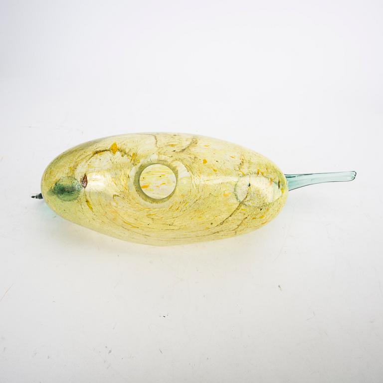 Oiva Toikka, a signed unique glass bird.