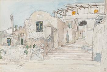 Hilding Linnqvist, Egyptian city motif.