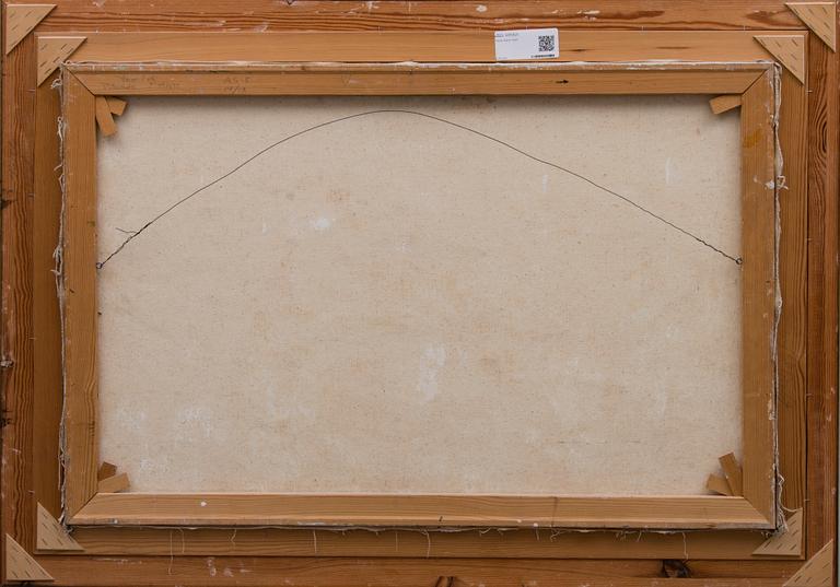 AARES SALLI, olja på duk, signerad och daterad 1977.