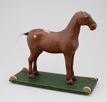 LEKSAKSHÄST, trä, Gemla, 1900-talets början.