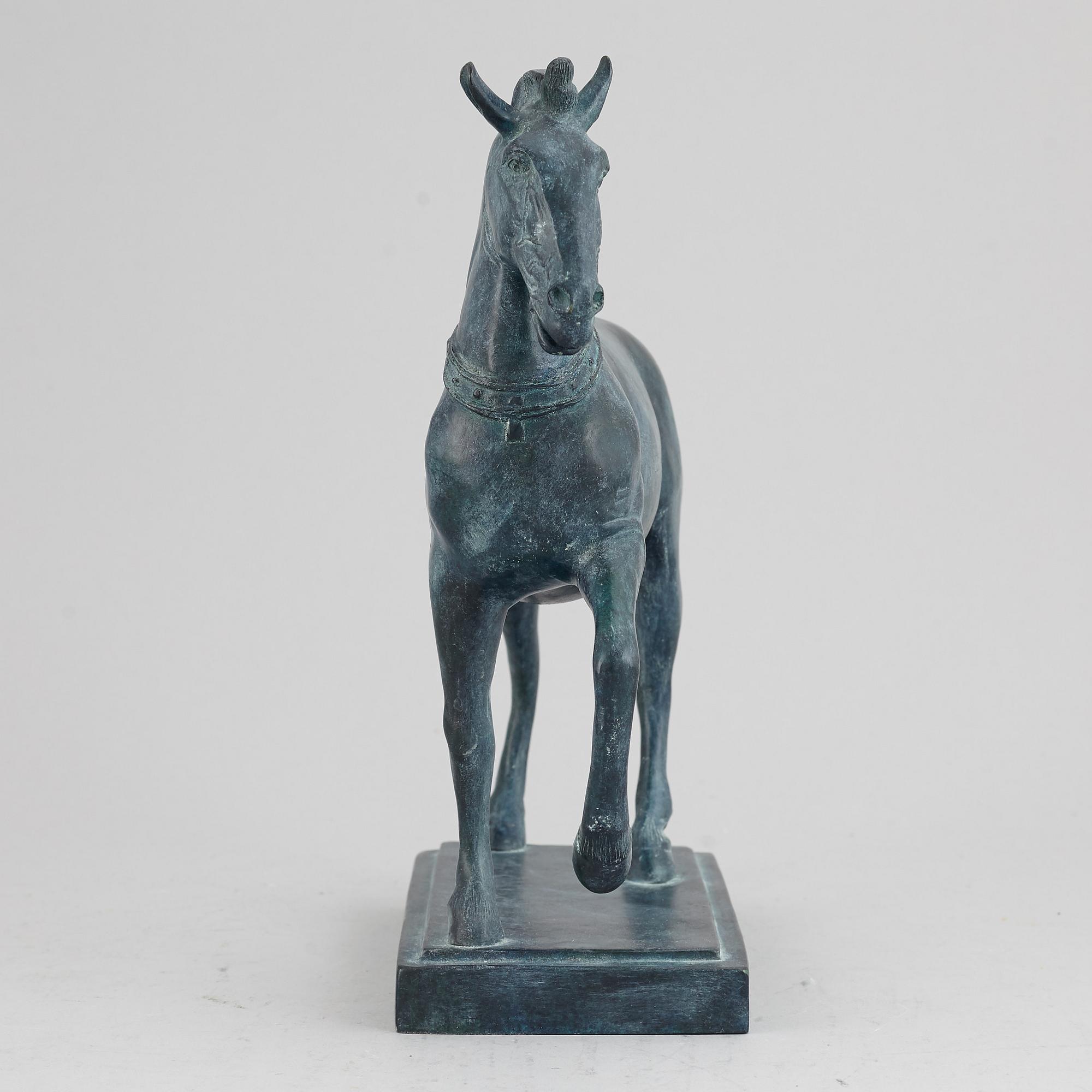 SKULPTUR, patinerad brons, FFA Fondeur, sent 1900-tal.