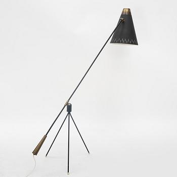 Gilbert Watrous, golvlampa, Heifetz Mfg. Co, sannolikt licenstillverkad av Bergboms, Sverige, 1950-tal.