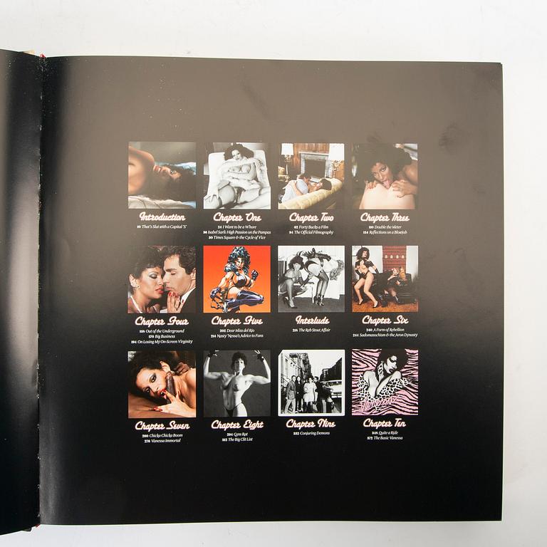 Dian Hanson, bokverk "Vanessa del Rio - Fifty Years of Slightly Slutty Behaviour"  Taschen numrerad upplaga 0993/1500 New York 2007.