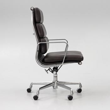 Charles & Ray Eames, kontorsstol, "Soft Pad Chair EA 219, high backrest", Hermen Miller, 2000-tal.