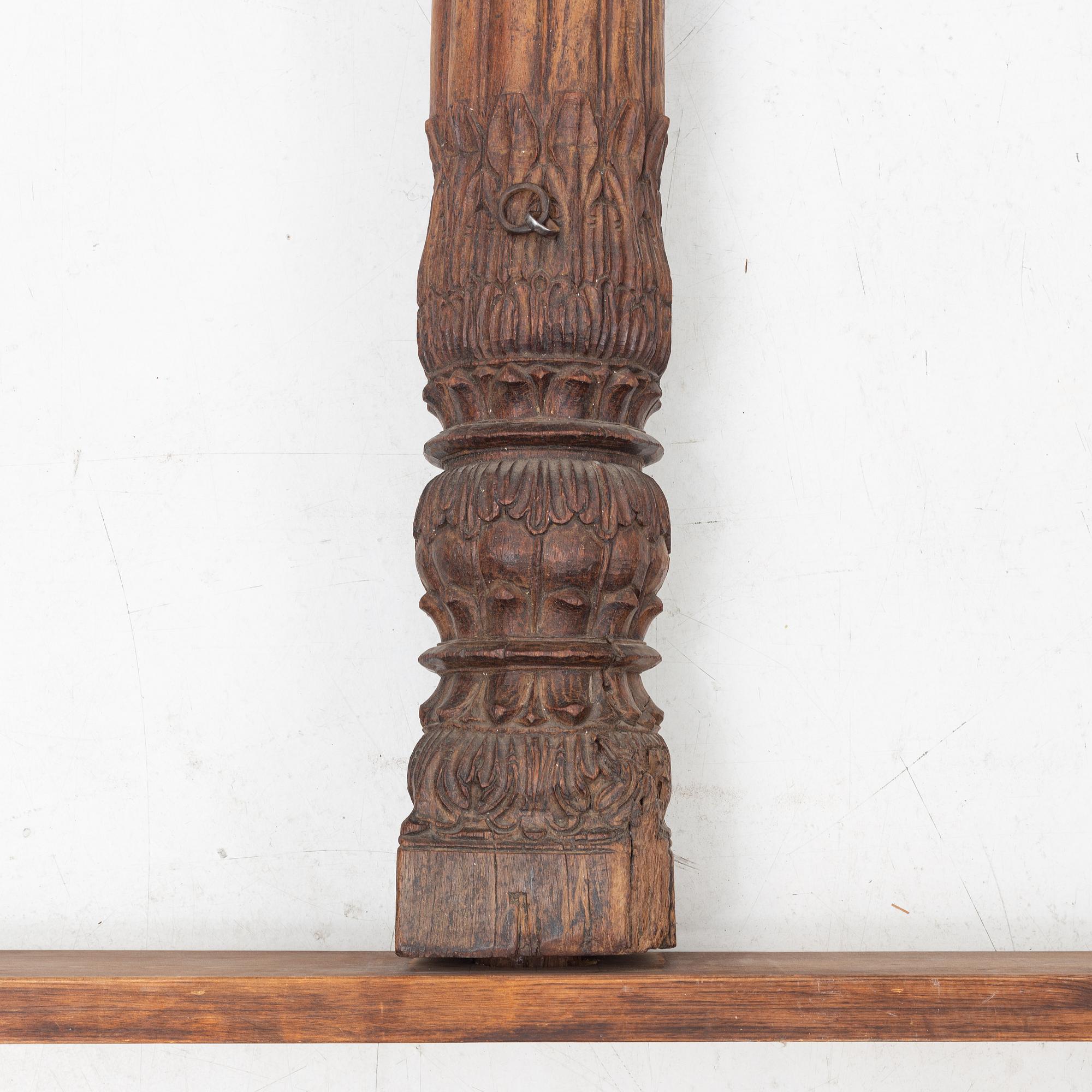 Hinduisk tempel nisch, sent Mogulrike - British raj period.