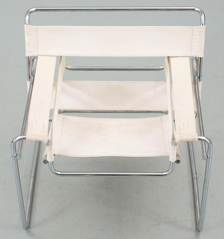 KARMSTOL, kopia efter "Wassily"/"B3", Marcel Breuer, modellen ursprungligen formgiven 1925.
