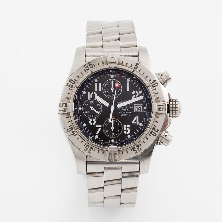 Breitling, Avenger, Skyland, chronograph, wristwatch, 45 mm.