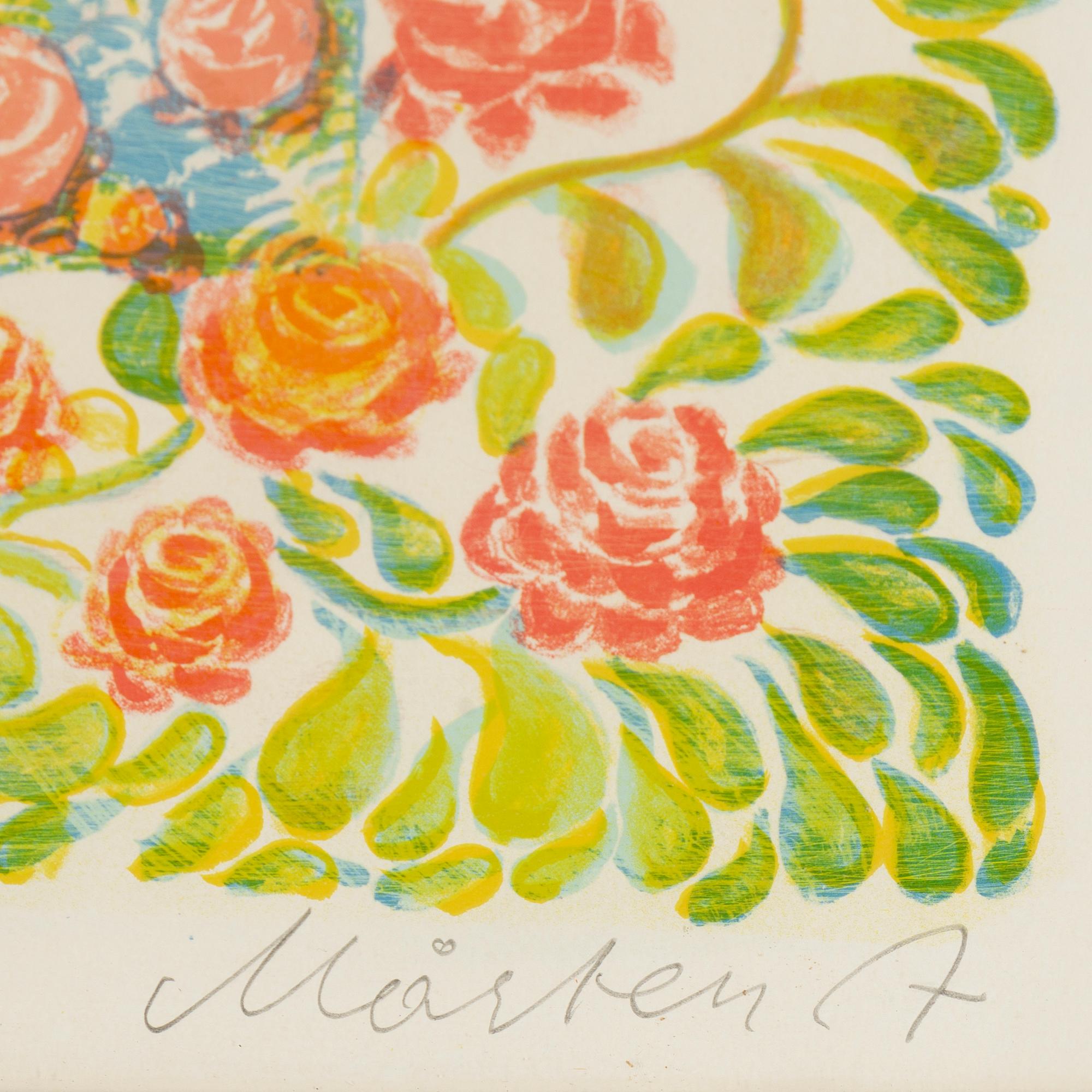Mårten Andersson, lithograph in colours, signed XI/XL.