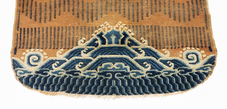 An 19th century Ningxia 'RKO' rug, c 157 x 84 cm.