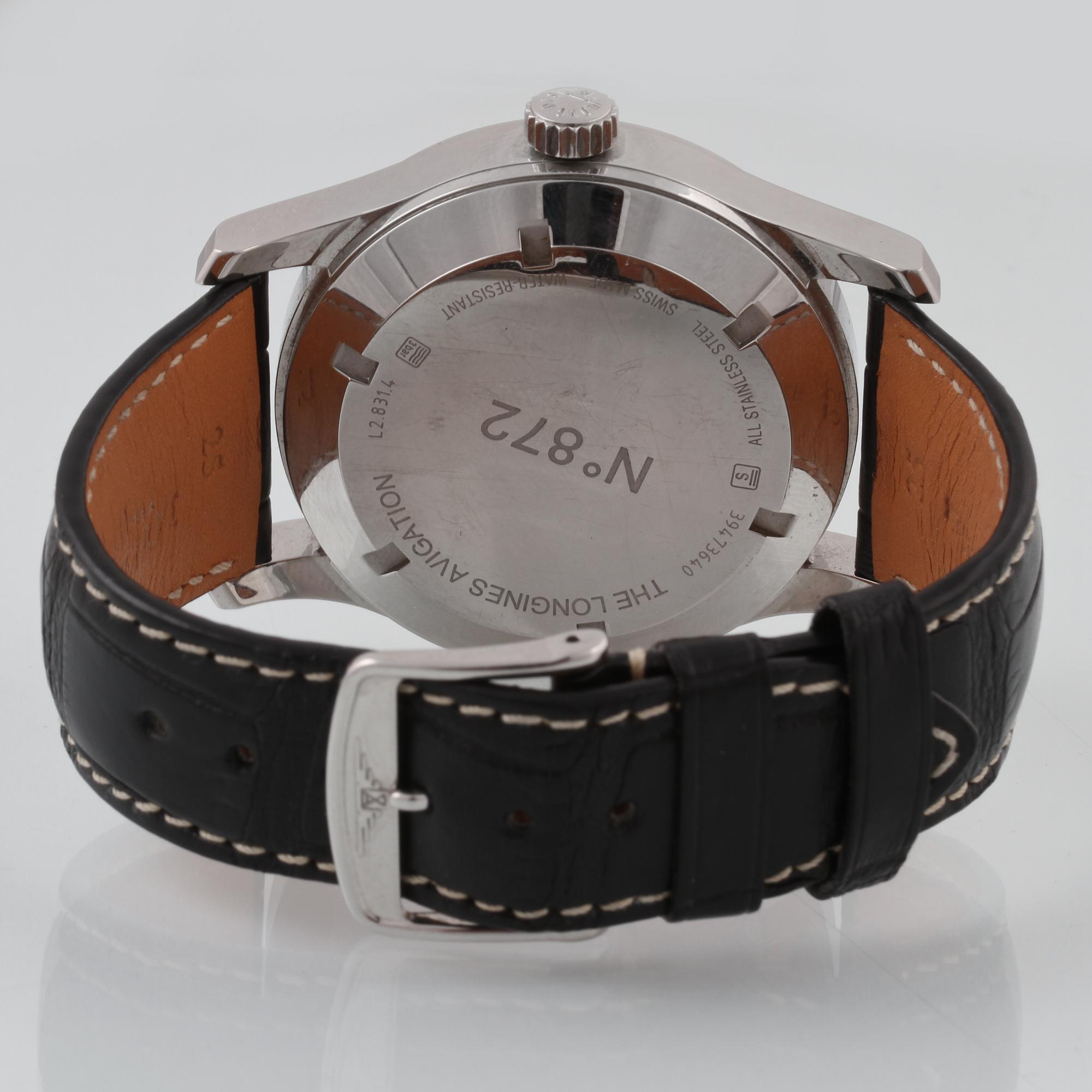 ARMBANDSUR, herr, stål, Longines, "Heritage Avigation".