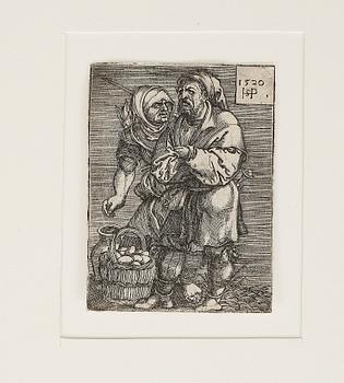 Hans Sebald Beham · HANS SEBALD BEHAM, gravyr, troligen 1500-tal.