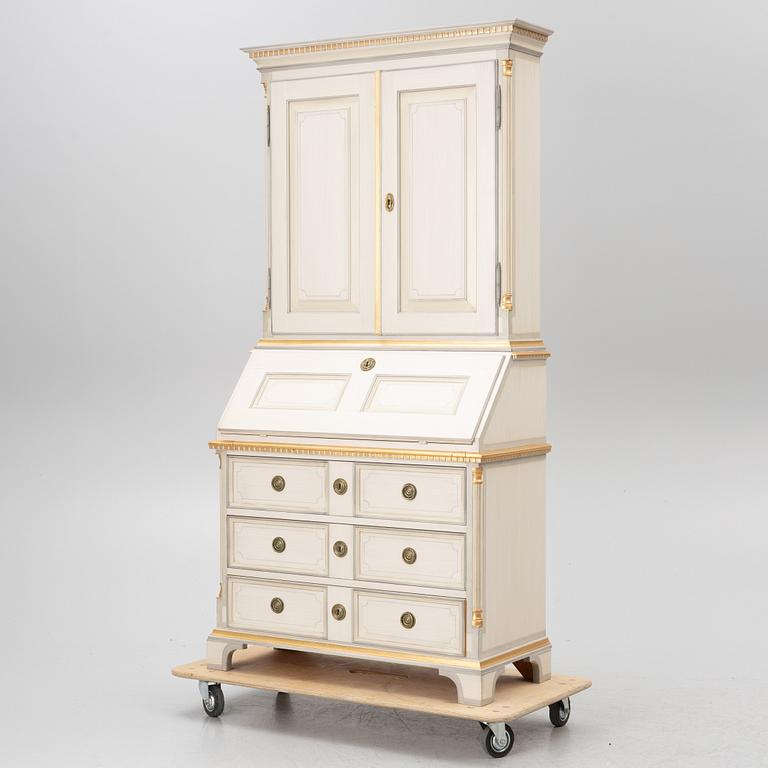Writing cabinet, Gustavian style, KA Roos, late 20th century.