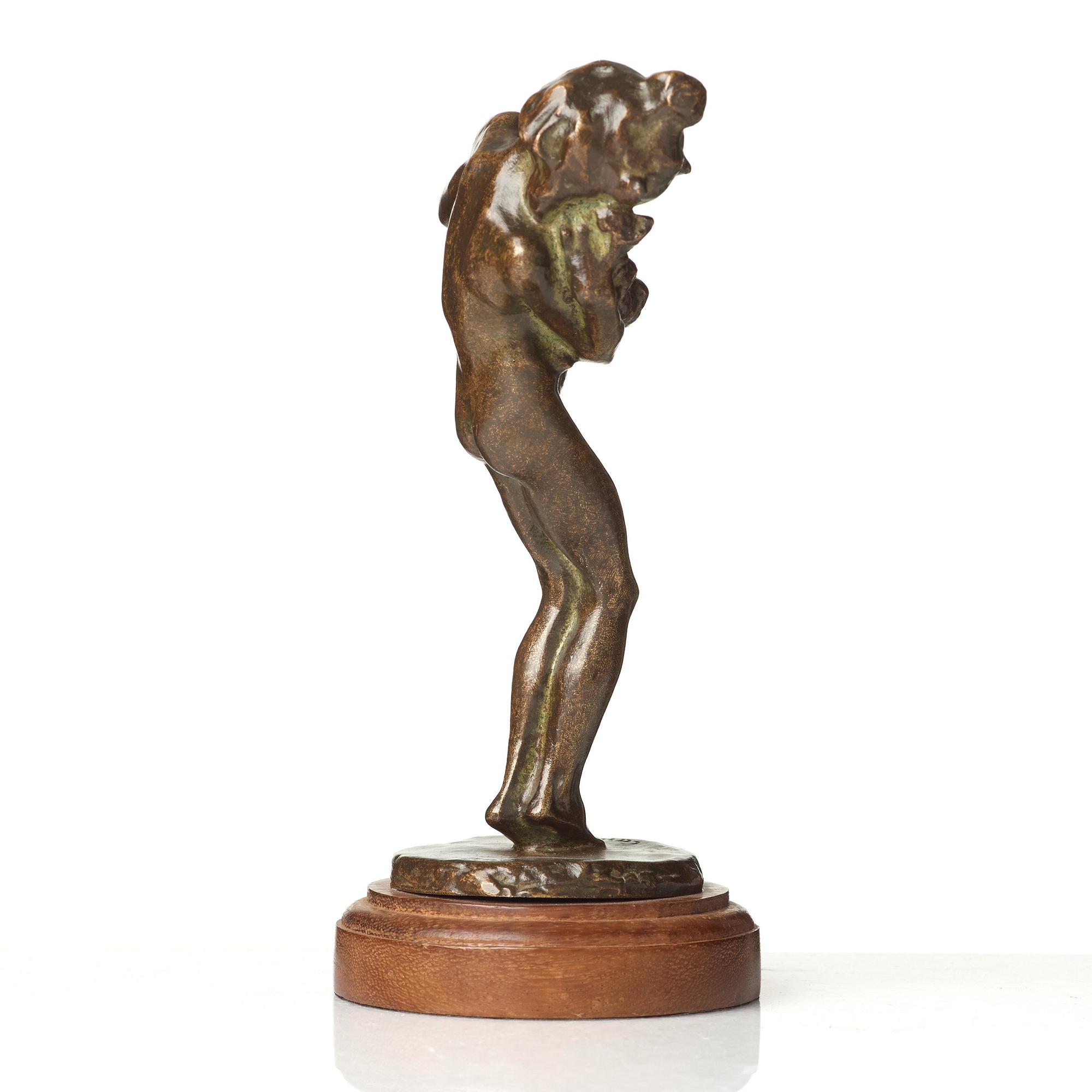 Carl Milles, Girl with a cat.