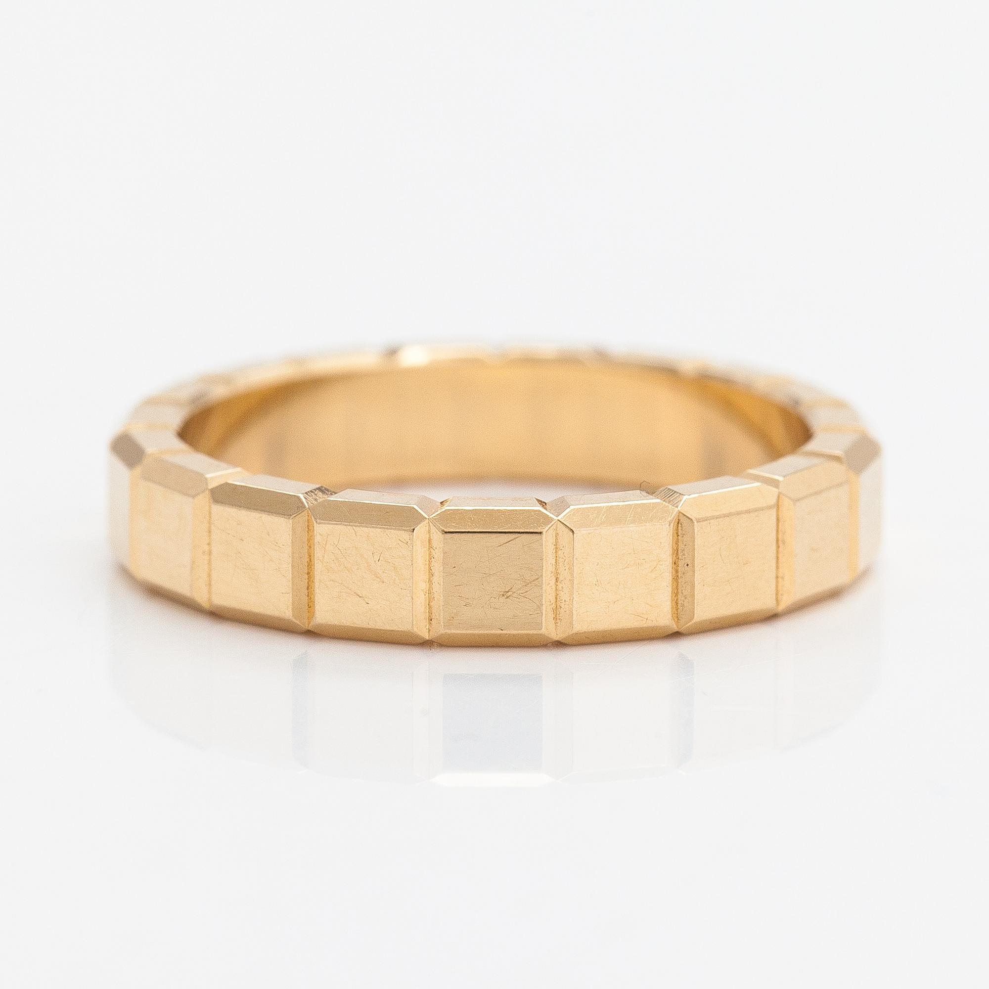 Chopard, ring "Ice cube", 18K guld. Märkt Chopard 829834, 3727179 Swiss made.