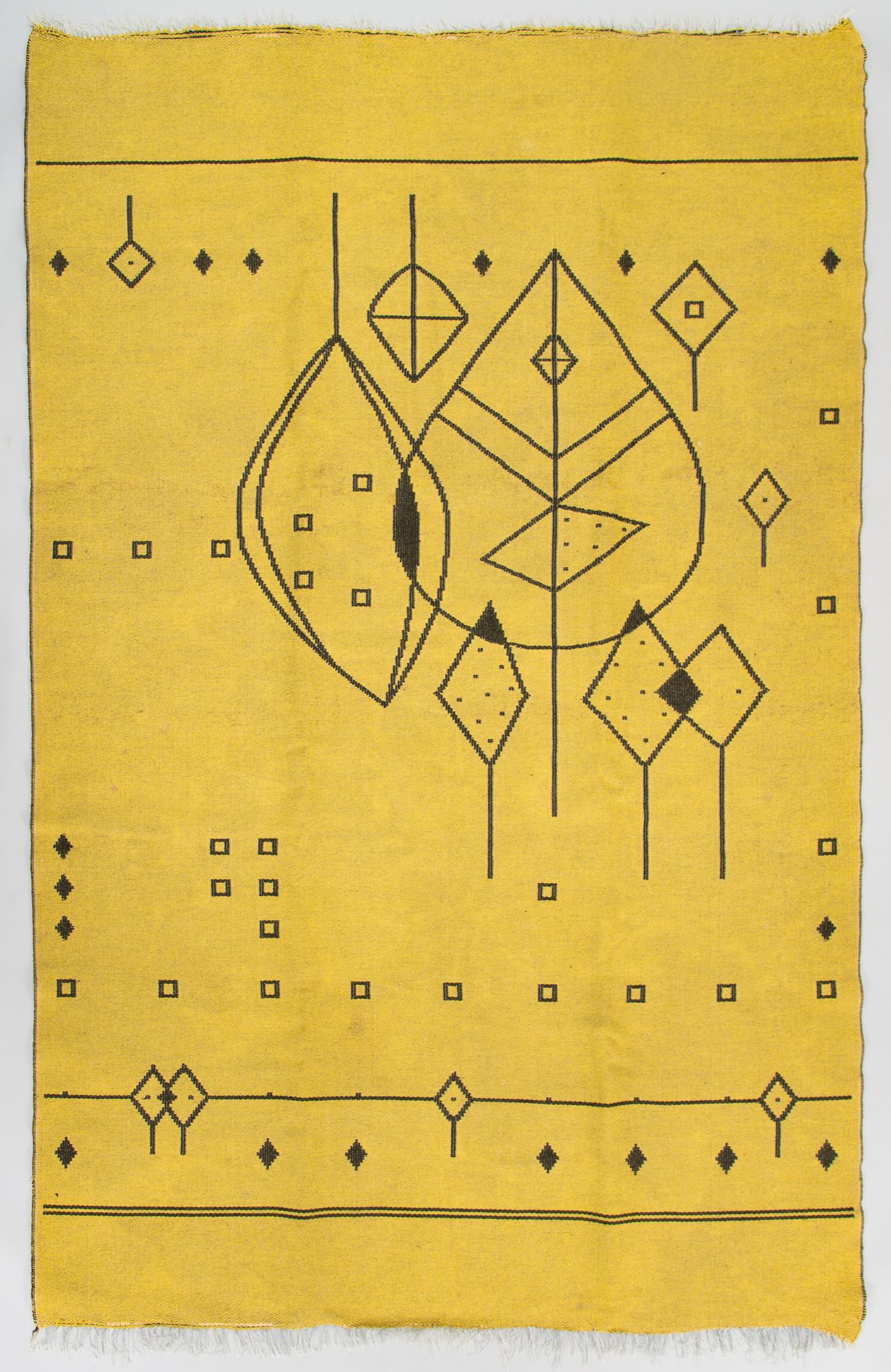 Aappo Härkönen, hårgarnsmatta, Mattokutomo, Finland, 1950/60-tal, Ca 240 x 155 cm.