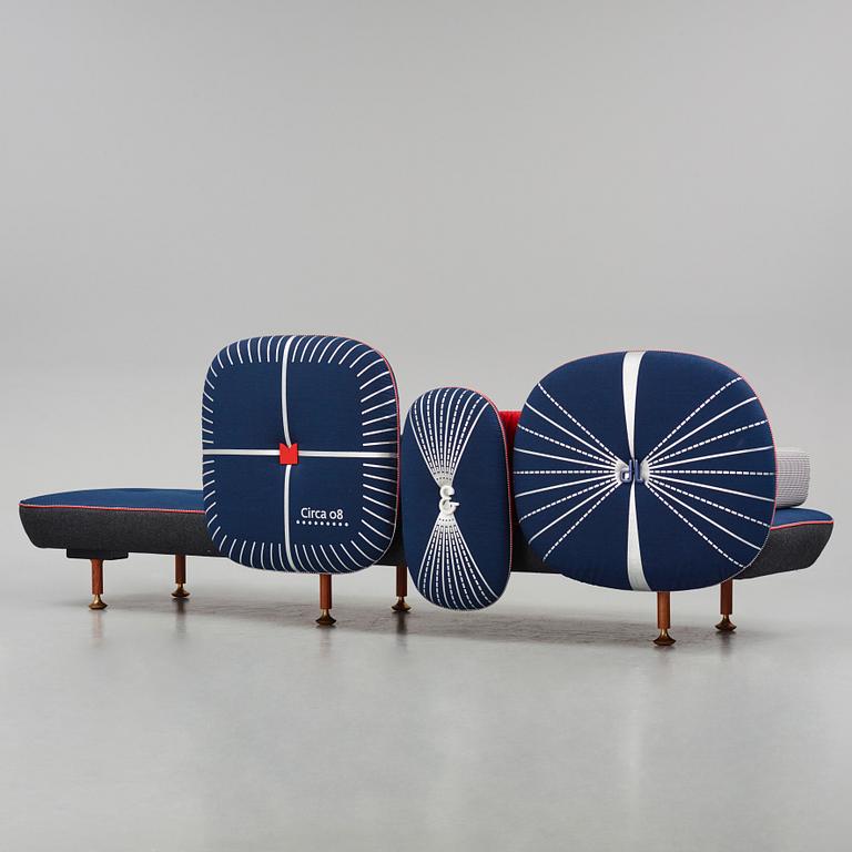 Nipa Doshi & Jonathan Levien, a "My Beautiful Backside" sofa, Moroso, Italy, post 2008.