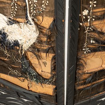 Folding screen Japan early 20th century.