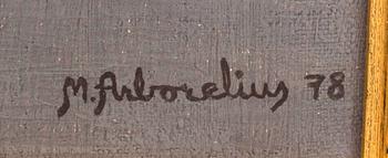 MÅNS ARBORELIUS, olja på duk, signerad och daterad -78,
