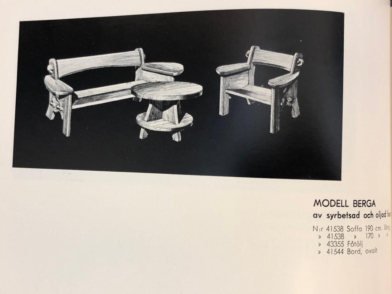 David Rosén, bord, "Berga", Nordiska Kompaniet 1938.