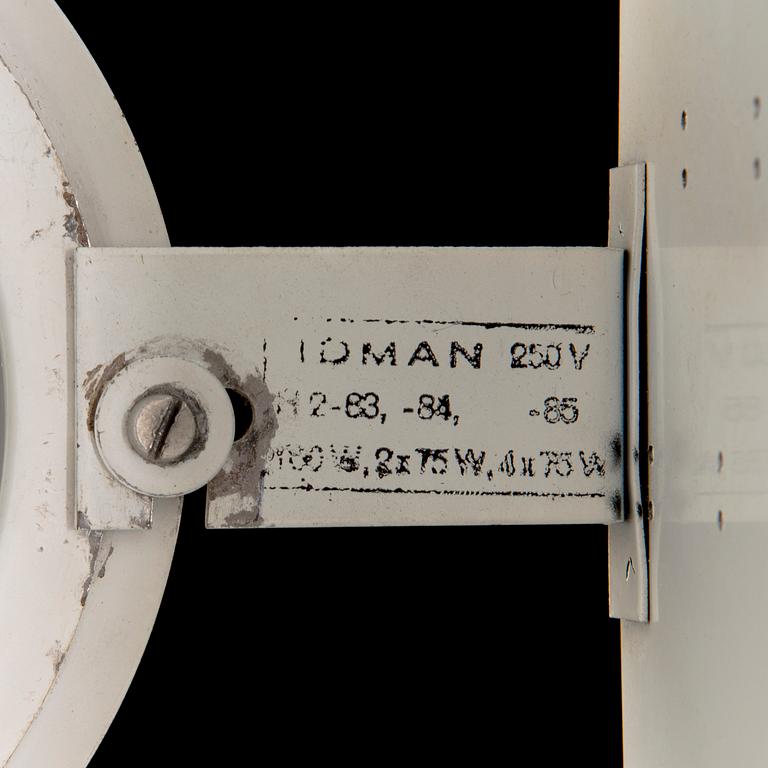 PAAVO TYNELL, TAKLAMPA, 9068/24, "Stjärnhimmel". Tillverkare Idman.