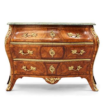 42. A Swedish Rococo 18th century commode.