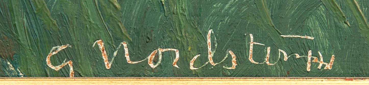 Gerhard Nordström,  oil on panel signed.