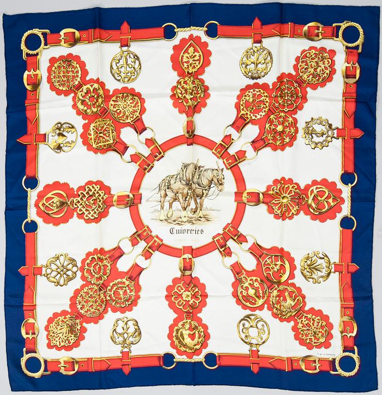 SCARF, "Cuivreries", Hermès.