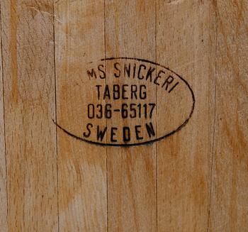 SLAKTBÄNK / HUGGKUBBE, 1900-talets andra hälft.