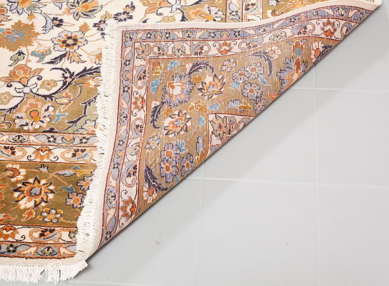 A rug, probably Najafabad, old, ca 370 x 263 cm.