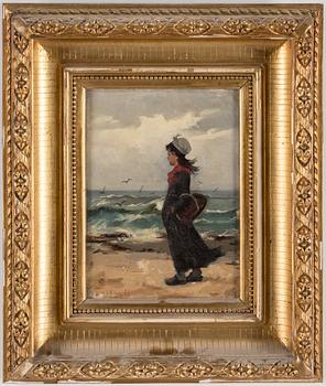 AMANDA SIDWALL, oil on canvas, signed.