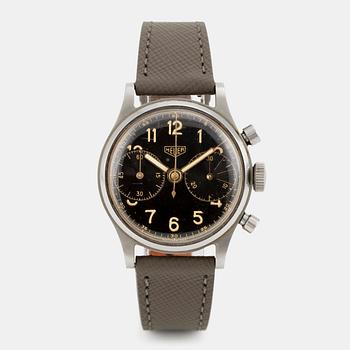 1041. Heuer, chronograph, ca 1945.