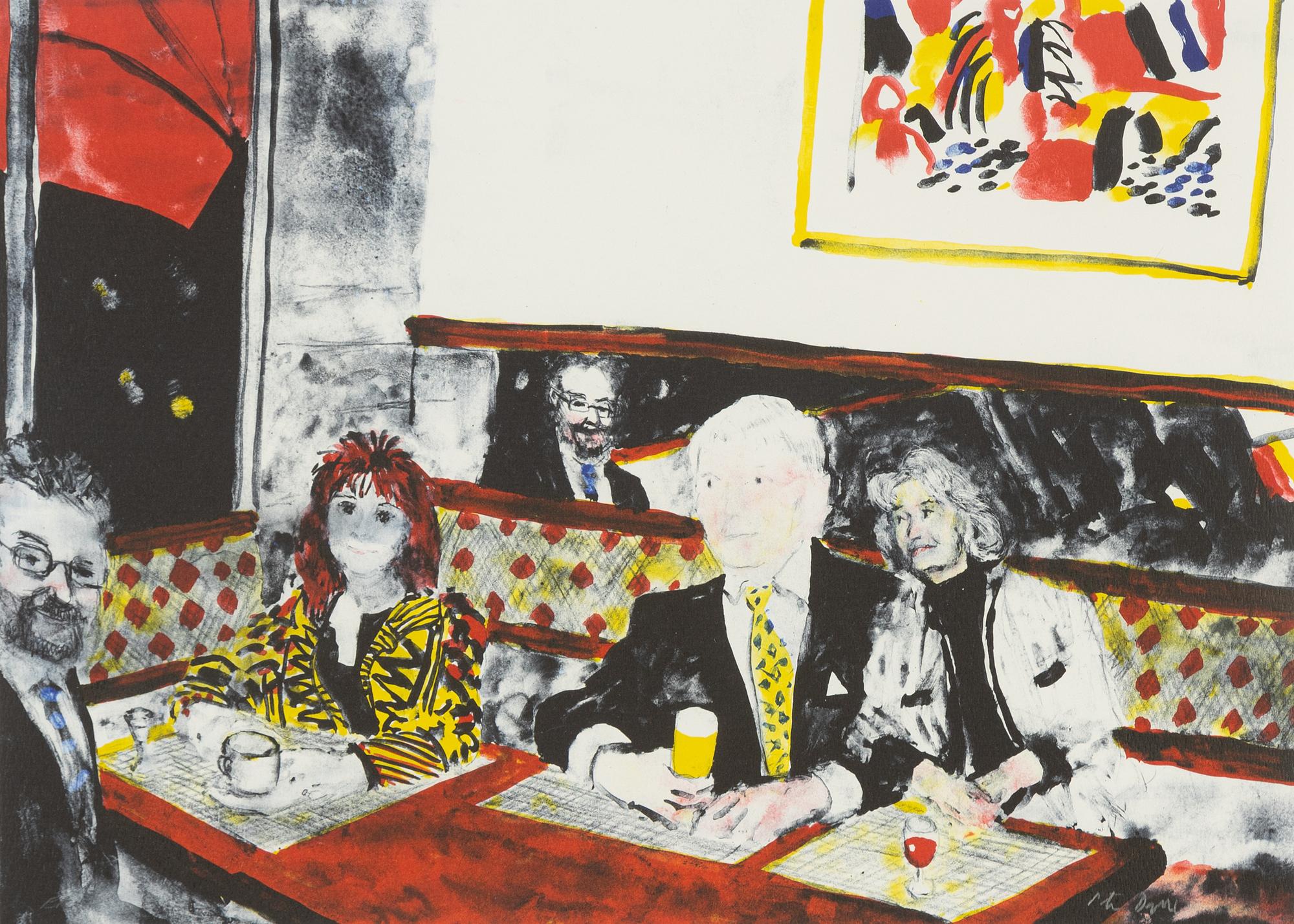 Peter Dahl, lithograph in colours, signed EA.