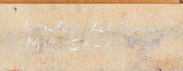 Kauko Lehtinen, oil on canvas, signed and dated-67.