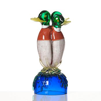 Ernst Billgren, "Väktare", skulptur, Berengo Studio, Murano 2000, ed. 2/6.